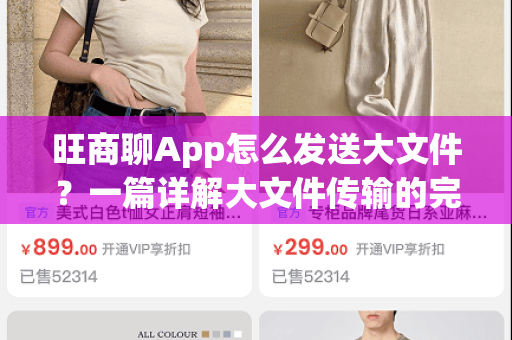 旺商聊App怎么发送大文件？一篇详解大文件传输的完整指南